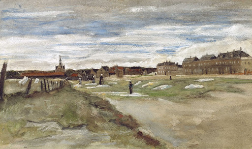 Bleaching Ground at Scheveningen Poster | Vincent van Gogh Art Print (1882)