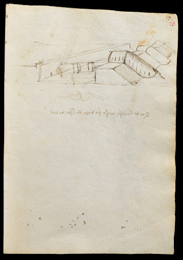 Codex Trivulzianus Page 13 Poster | Leonardo da Vinci Art Print (1487)