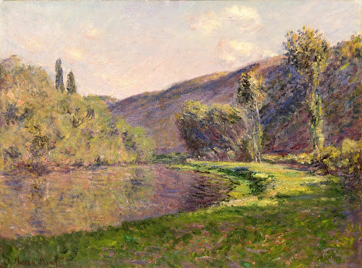 Jeufosse, the Effect in the Late Afternoon Poster | Claude Monet Art Print