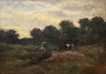 Meadow with Cows Poster | Vincent van Gogh Art Print (1883)