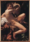 Saint John the Baptist (Youth with a Ram) Poster | Caravaggio Art Print (1602)