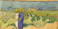 Women Crossing the Fields Poster | Vincent van Gogh Art Print (1890)