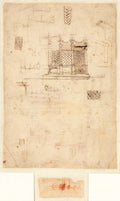 Codex Atlanticus Folio 988 Verso Poster | Leonardo da Vinci Art Print