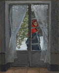 The Red Kerchief Poster | Claude Monet Art Print (1868)