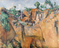 The Quarry at Bibémus Poster | Paul Cézanne Art Print (1895)