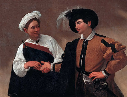 The Fortune Teller Poster | Caravaggio Art Print (1595)