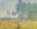 Under the Poplars Poster | Claude Monet Art Print (1887)