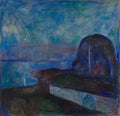 Starry Night Poster | Edvard Munch Art Print (1893)