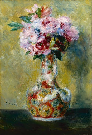 Bouquet in a Vase Poster | Pierre-Auguste Renoir Art Print (1878)