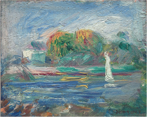 The Blue River Poster | Pierre-Auguste Renoir Art Print (1890)