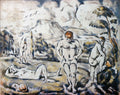 The Bathers, Large Plate Poster | Paul Cézanne Art Print (1897)