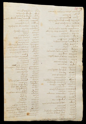 Codex Trivulzianus Page 25 Poster | Leonardo da Vinci Art Print (1487)