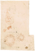 Studies for the Design of a Perpetual Wheel Poster | Leonardo da Vinci Art Print (1490)