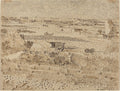 Harvest--The Plain of la Crau Poster | Vincent van Gogh Art Print (1888)