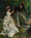 La Promenade Poster | Pierre-Auguste Renoir Art Print (1870)