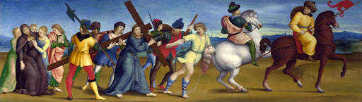 The Procession to Calvary Poster | Raphael Art Print (1504)
