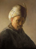 Bust of an Old Man with a Turban Poster | Rembrandt van Rijn Art Print (1627)