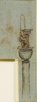 Designs for a Fountain II Poster | Leonardo da Vinci Art Print (1513)