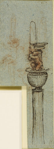 Designs for a Fountain II Poster | Leonardo da Vinci Art Print (1513)