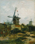 Windmills on Montmartre Poster | Vincent van Gogh Art Print (1886)