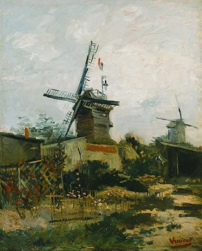 Windmills on Montmartre Poster | Vincent van Gogh Art Print (1886)