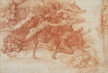 Archers Shooting at a Herm Poster | Michelangelo Art Print (1530)