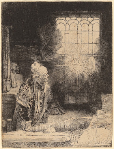 Faust Poster | Rembrandt van Rijn Art Print (1652)