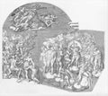 The Last Judgment (Ghisi Engraving) Poster | After Michelangelo Art Print (1545)