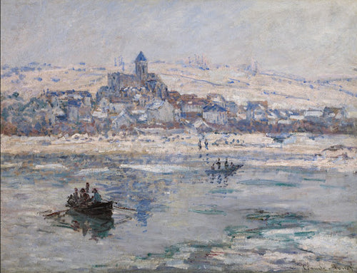 Vétheuil in Winter Poster | Claude Monet Art Print (1878)