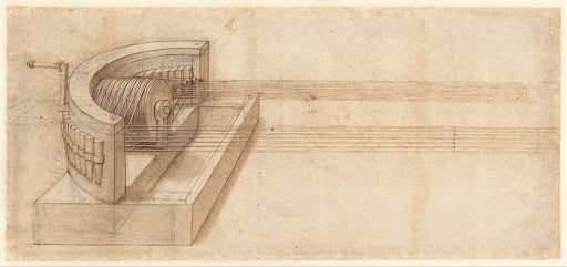 Codex Atlanticus Folio 12 Recto Poster | Leonardo da Vinci Art Print