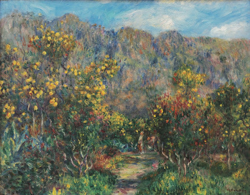 Landscape with Mimosas Poster | Pierre-Auguste Renoir Art Print (1912)