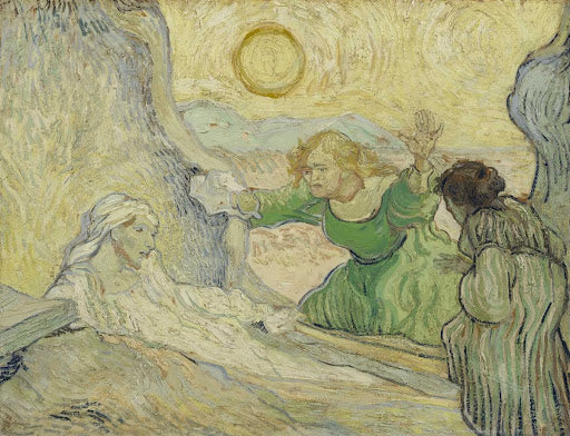 The Raising of Lazarus (after Rembrandt) Poster | Vincent van Gogh Art Print (1890)