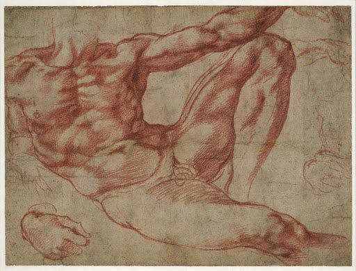 Study for Adam Poster | Michelangelo Art Print (1511)