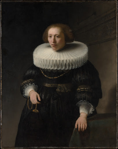 Portrait of a Woman of the Van Beresteyn Family Poster | Rembrandt van Rijn Art Print (1632)