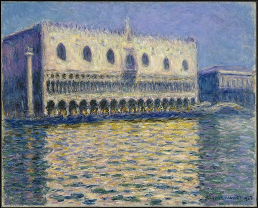 The Doge's Palace Poster | Claude Monet Art Print (1908)