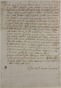 Letter to Battista della Palla Poster | Michelangelo Art Print (1529)