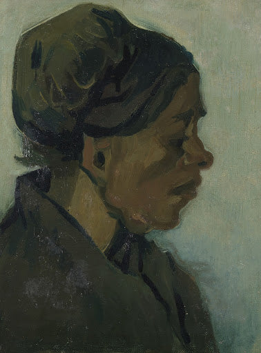 Head of a Woman V Poster | Vincent van Gogh Art Print (1885)