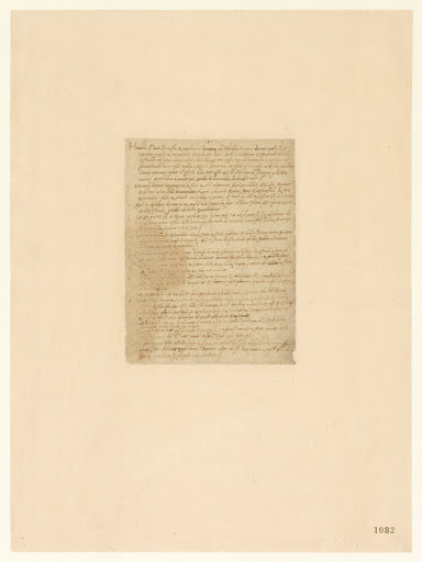 Codex Atlanticus Folio 1082 Recto Poster | Leonardo da Vinci Art Print (1483)