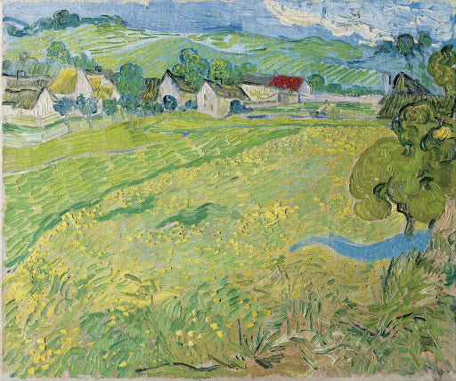 "Les Vessenots" in Auvers Poster | Vincent van Gogh Art Print (1890)