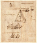 Codex Atlanticus Folio 34 Recto Poster | Leonardo da Vinci Art Print