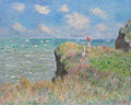 Cliff Walk at Pourville Poster | Claude Monet Art Print (1882)