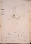 Codex Trivulzianus Page Poster | Leonardo da Vinci Art Print (1488)