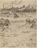 The Harvest II Poster | Vincent van Gogh Art Print (1888)