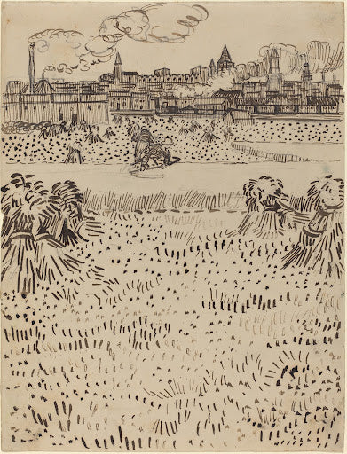 The Harvest II Poster | Vincent van Gogh Art Print (1888)