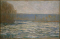 Ice Breaking Up on the Seine near Bennecourt Poster | Claude Monet Art Print (1893)