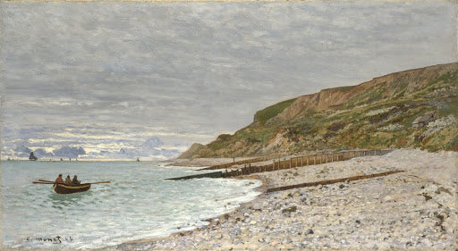 La Pointe de la Hève, Sainte-Adresse Poster | Claude Monet Art Print (1864)