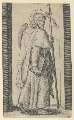 Saint James the Greater (Small Saints) Poster | Marcantonio Raimondi after Raphael Art Print