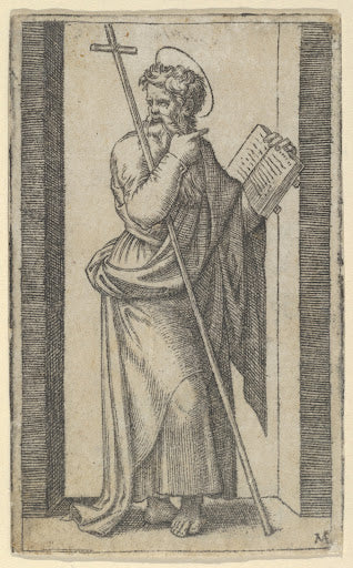 Saint Philip (Small Saints) Poster | Marcantonio Raimondi after Raphael Art Print