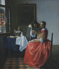 Girl with a Wineglass Poster | Johannes Vermeer Art Print (1659)