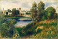 Landscape at Vétheuil Poster | Pierre-Auguste Renoir Art Print (1890)